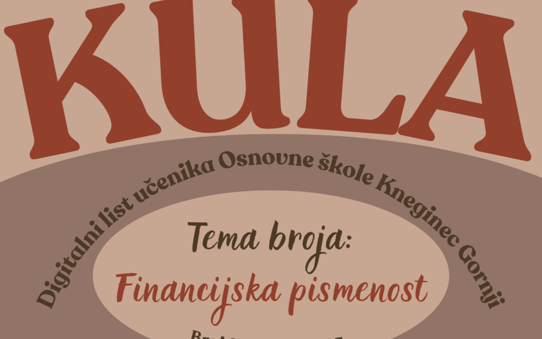 Digitalni list učenika Osnovne škole Kneginec Gornji