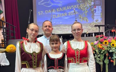 Ponos Varaždinske županije: učenice iz Kneginca Gornjeg oduševile na 55. Festivalu dječje kajkavske popevke Zlatar 2026